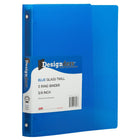 JAM Paper Plastic 0.75" 3-Ring Binder - Blue-Colour: Blue | Be stylish and organized with colourful binders.