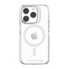 AXS Crystal Shield D3O Case MagSafe Compatible for Apple iPhone 15 Pro - Clear-Anti-UV material offers a crystal clear design displaying the original design of your phone
