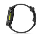 Garmin Forerunner 970 Smartwatch - Carbon Grey DLC Titanium with Black Case and Black/Translucent Whitestone Band-BUILT-IN SPEAKER AND MICROPHONE - Make and take phone calls from your watch when it’s paired to your smartphone. Plus, control watch functions with voice command — or use your smartphone’s voice assistant to respond to text messages and more.