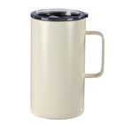 General Supply Goods + Co Stainless Steel Mug with Handle - 500 ml - Cream-Double wall stainless steel construction for temperature retention
