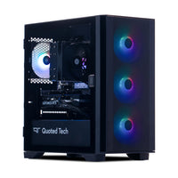 Quoted Tech Shield Gaming Desktop PC - AMD Ryzen 7 7800X3D - NVIDIA RTX 5070 - 32 GB RAM - 2 TB NVMe SSD - Windows 11-AMD Ryzen 7 7800X3D
