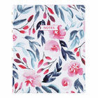 Blueline NotePro Fashion Collection Hardcover Notebook - 9-1/4" x 7-1/4" - Tranquil Blooms-Gold twin-wire binding