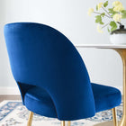 Modway Rouse Dining Room Side Chair - Navy-Mid-Century Modern Design