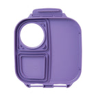 b.box Mini Lunchbox - Lilac Pop-Carry handle and easy-open grip clip encourage independence