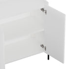 Manhattan Comfort Abbey 31.5" Modern Accent Cabinet - White-Tray Top Design Adding Functionality and Sophistication to this Product