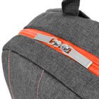 Vangoddy Grove Lightweight Casual Travel 15" Laptop Backpack - Grey/Orange-Great for school, work, travel, or outdoor activities