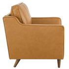 Modway Impart Genuine Leather Armchair - Tan-Ships In A Convenient Box