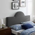 Modway Dawn Performance Velvet Twin Headboard - Charcoal-Plywood and MDF Construction