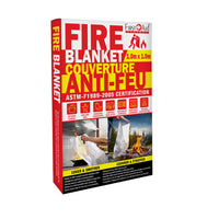 First Aid Central Fire Blanket - 40" x 40" - 2 Pack-Meets Standard ASTM-F1989-2005