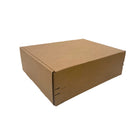 Reliabag Self Seal Corrugated Literature Mailer Boxes - 13" L x 10" W x 4" H - Kraft - 40 Pack-Self sealing, corrugated kraft
