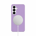 Blu Element Silicone MagSafe Cell Phone Case for Galaxy S26 - Lavender-Anti-dust / Anti-ﬁngerprint coating