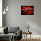 Camaro by Michael Fishel - Framed Canvas - 31" x 22"-Ready to hang - arrives fully assembled