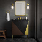 Modway Alchemist 30" Bathroom Vanity - Black-Ceramic Sink Basin