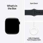 Apple Watch Series 11 - 42 mm - GPS - Jet Black Aluminium Case with Black Sport Band - M/L-9