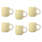 Maxwell & Williams Sherbet Lemon Yellow Mini Mug - 110 ml - 6 Pack-Dishwasher Safe