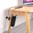 Kopplen Desk Clamp-Mounted Power Strip with PD 65W USB-C 18W USB-A - Black-Durable and Certified Quality: Constructed from steel, aluminum, and fireproof PC materials, this clamp-on power strip meets ETL certification standards, ensuring long-lasting durability and safety