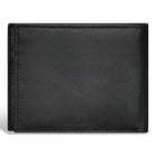 Champs Iconic Leather Center Wing Wallet - Black/Black-RFID Lining