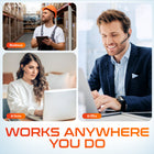 Delton 95X Wireless Noise Canceling Bluetooth Computer Headset - MS Teams - Black-Equipped with plush ear cushions that offer exceptional comfort, making it ideal for extended use during long meetings or work sessions.