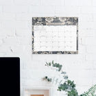 Cambridge 2027 Wall Calendar - 12" x 15" - Denim Blooms - Bilingual-Durable hanging feature with gold twin wire binding
