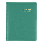 Brownline 2027 EcoLogix 14-Month Monthly Planner with Twin-Wire Binding - 8-7/8" x 7-1/8" - Assorted-Calendars of past, current, and following
3 months on each spread