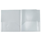 JAM Paper Heavy Duty Plastic Multi Pocket Folders - 10 Pocket Organizer - Clear-Our folders will help you protect & secure all your important files, allowing you to stay organized at school, the office, at home, or on the go!