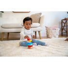 Manhattan Toy Stacker Rocket 7-Piece Magnetic Wooden Stack-Encourages colour recognition