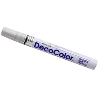 Marvy Uchida Bold Paint Marker - Silver - 4 Pack-Broadline marker for writing and creative artwork