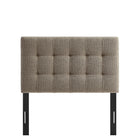 Modway Lily Upholstered Twin Size Headboard - Taupe-Padded Construction