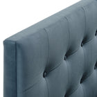 Modway Emily Stain-Resistant Performance Velvet Full Size Headboard - Cadet Blue-7