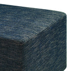 Modway Callum Large 28" Square Woven Heathered Fabric Upholstered Ottoman - Heathered Weave/Azure-8
