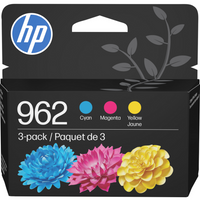 HP 962 CMY Original Ink Combo, 3 Pack (3YP00AN#140)-Ink Colour: CMY