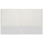 Staples 2 Pocket Portfolio - White - 25 Pack-25 pack 