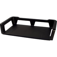 Storex Self Stacking Letter Tray - Black-Impact-resistant plastic withstands rigors of everyday use