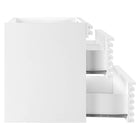 Modway Render 30" Wall-Mount Bathroom Vanity Cabinet - White-Sink Basin and Fixtures Not Included
