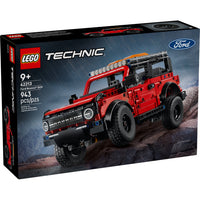 LEGO Technic Ford Bronco SUV Kids Toy Car-Ford Bronco model car kit - Inspire girls and boys aged 9 and up to create their own off-road stories with this LEGO Technic™ Ford Bronco SUV building toy