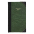Brownline 2027 Traditional Daily Planner - 13-3/8" x 8" - Marble Green-Weekday appointment schedule from 7:00 a.m. to 7:00 p.m. in 30-minute intervals