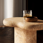 Modway Elowen Indoor/Outdoor Patio Textured Faux Travertine Side Table - Travertine-Assembly Required