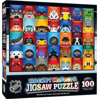 Masterpieces Puzzle Company NHL Mascots 100 Piece Jigsaw Puzzle-Age: 6+