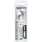 JVC HA-FX38M-W Marshmallow In-Ear Headphone with Mic & Remote, White-10.0mm Neodymium driver