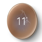 Google Nest Learning Thermostat (4th gen) with Nest Temperature Sensor (2nd gen) - Polished Gold-When it's time to change your air filter, you'll get an alert based on actual use. And you'll get seasonal maintenance reminders based on the time of year