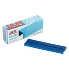 JAM Paper Standard Size Colourful Staples - Royal Blue - 5000 Pack-Our coloured, heavy duty metallic staples fit standard staplers and are made to prevent jamming. Perfect to use for school, the office, and home