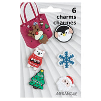 Merangue Small Charms - Holiday - 6 Pack-Cute and playful holiday-themed designs