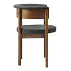 Modway Clea Curved Upholstered Dining Chairs - Charcoal - 2 Pack-7
