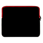 Vangoddy Neoprene 15" Laptop Protective Sleeve Case with Extra Pocket - Black/Red-Slim and Lightweight Design. Ensures easy portability without adding unnecessary bulk.​