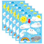 Ashley Productions Die-Cut Magnets - Cute Weather - 14 Per Pack - 6 Pack-Decorative manipulatives