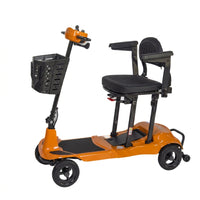 Monarch Genie Ultralight Folding Mobility Scooter - Orange-Ultra lightweight 12 kg design supports easier lifting transport and storage