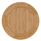 Modway Brisbane Teak Wood Outdoor Patio Side Table - Natural-7