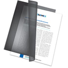 Gemex Transparent Vinyl Presentation Covers - Letter Size - 11" x 8 1/2" - Smoke - 25 Pack-Presentation covers protects the cover page of documents