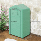 Outsunny 3 Tier Mini Greenhouse with Plastic Cover and Steel Frame - Green- Suitable for plants, vegetables, fruits, and flower breeding
 