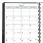 Brownline 2027 EcoLogix 14-Month Monthly Planner with Twin-Wire Binding - 11" x 8-1/2" - Assorted-Section pour numéros de téléphone et
adresses